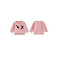 thumbnail image 2 of Toddler Baby Girl Boy Sweatshirt 6 12 18 24 Months 2T 3T 4T Rooster Embroidery Crew Neck Long Sleeve Pullover Tops Casual Streetwear for Winter Fall, 2 of 9