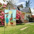 thumbnail image 3 of Fuzoiu African Women Print Decorative Garden Flag,Double Sided Outside Decoration,Garden Yard Patio Porch Outdoor Decoration, 3 of 6