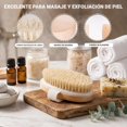 thumbnail image 3 of Cepillo Corporal de cerdas naturales de madera para masaje y exfoliación de piel, Cepillo para baño y cuidado de la piel, Ducha, Cepillo de baño exfoliante para piel seca y mojada. (1, 3 of 5