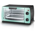 Mainstays 4Slice Toaster Oven, Classic Mint