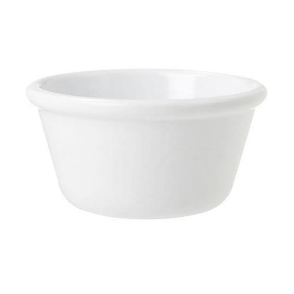 G.E.T. RM-400-W White Melamine 4 Oz. Smooth Ramekin - 48 / CS