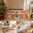 thumbnail image 7 of Christmas Gingerbread House Doormat, Christmas Front Mat, 47.24x23.62inch, Welcome Door Rug for Xmas Indoor Outdoor Home Kitchen Bathroom Entrance Porch Decor, 7 of 7