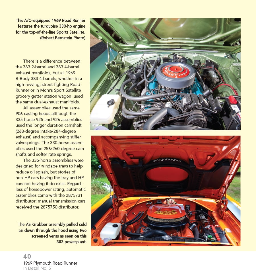 Muscle Cars In Detail No 1969 Plymouth Road Runner 5