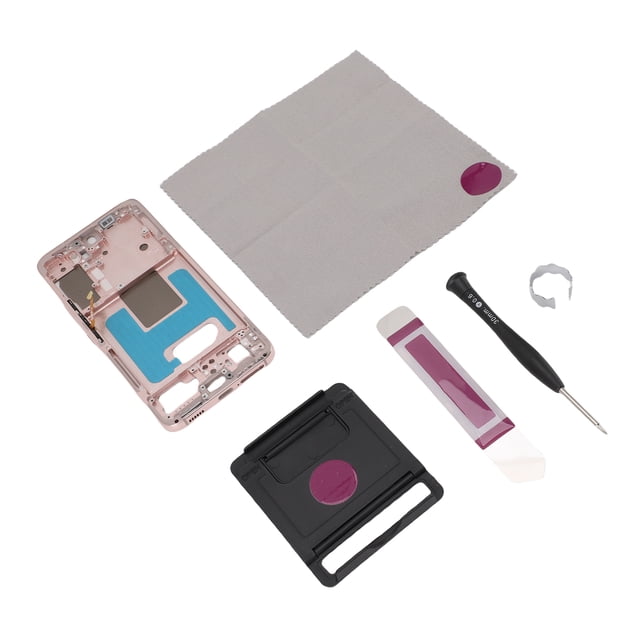 Frame Replacement for S22, Professional LCD Frame Replacement for S22 Metal Practical Easy Installation for Damaged Front Frame Black,Silver,Rose Gold,Green