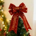 thumbnail image 5 of AYktou 9 Ft Christmas Red Velvet Ribbons, Christmas Decorative Ribbon Bow Ambiance Christmas Tree Ribbons Gift Wrapping Twining Mantel Wreath DIY Supplies Indoor & Outdoor Christmas Decor, 5 of 9