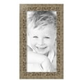 thumbnail image 2 of ArtToFrames 12x24 inch Antique Floral Silver Picture Frame, Multi 12" x 24" Wood Poster Frame (WOM-5168), 2 of 7