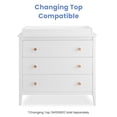 thumbnail image 5 of Delta Children Casey 3 Drawer Dresser, Bianca White/Natural, 5 of 12