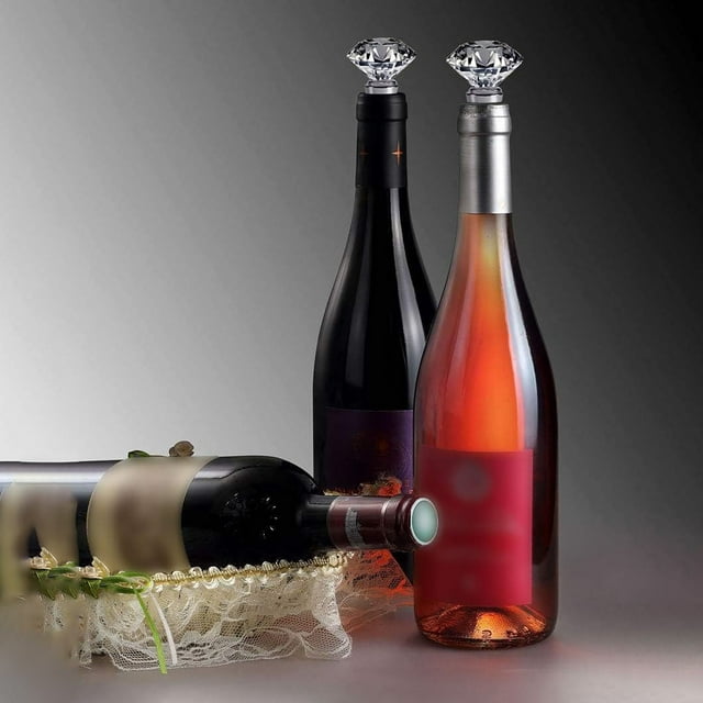 Art Glass Bottle Stopper Leak Proof Reusable Multicolor Beverage Freshness Decorative Functional Bar Accessory