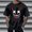 Black, variant on Men's Halloween T-Shirt Plus Size Short Sleeve Shirts - Ghost Pumpkin Graphic Tee, Spooky Funny Costume Top, Loose Fit Short Sleeve Casual Shirt