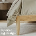 thumbnail image 5 of DG Casa Reign Queen Size Boucle Headboard Solid Wood Natural Mid Century Modern Bed, 5 of 10