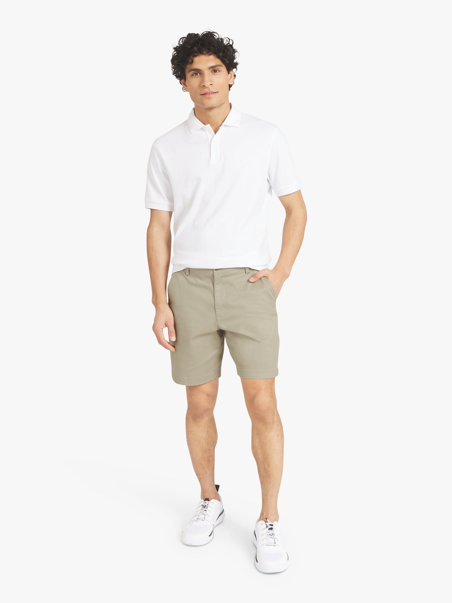Chaps Men's & Big Men's Flat Front Shorts, Sizes 30-42, 8" Inseam