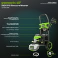 thumbnail image 3 of Greenworks Hybrid 60V 1800 PSI at 1.2 GPM Electric Cold Water Pressure Washer 5109402T, 3 of 21