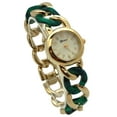 thumbnail image 3 of Olivia Pratt Gold Chain and Tortoise Strap Women Watch, 3 of 4