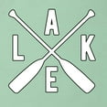 thumbnail image 4 of Wild Bobby, Lake Cross Paddles, Women Slim Fit Junior Tee, Mint, Medium, 4 of 4