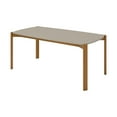 thumbnail image 6 of Gales 70.87 Dining Table from Engineered Wood in Beige - Set of 7, 6 of 8
