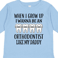 thumbnail image 4 of Inktastic Future Orthodontist Baby Gift Boys or Girls Long Sleeve Toddler T-Shirt, 4 of 5