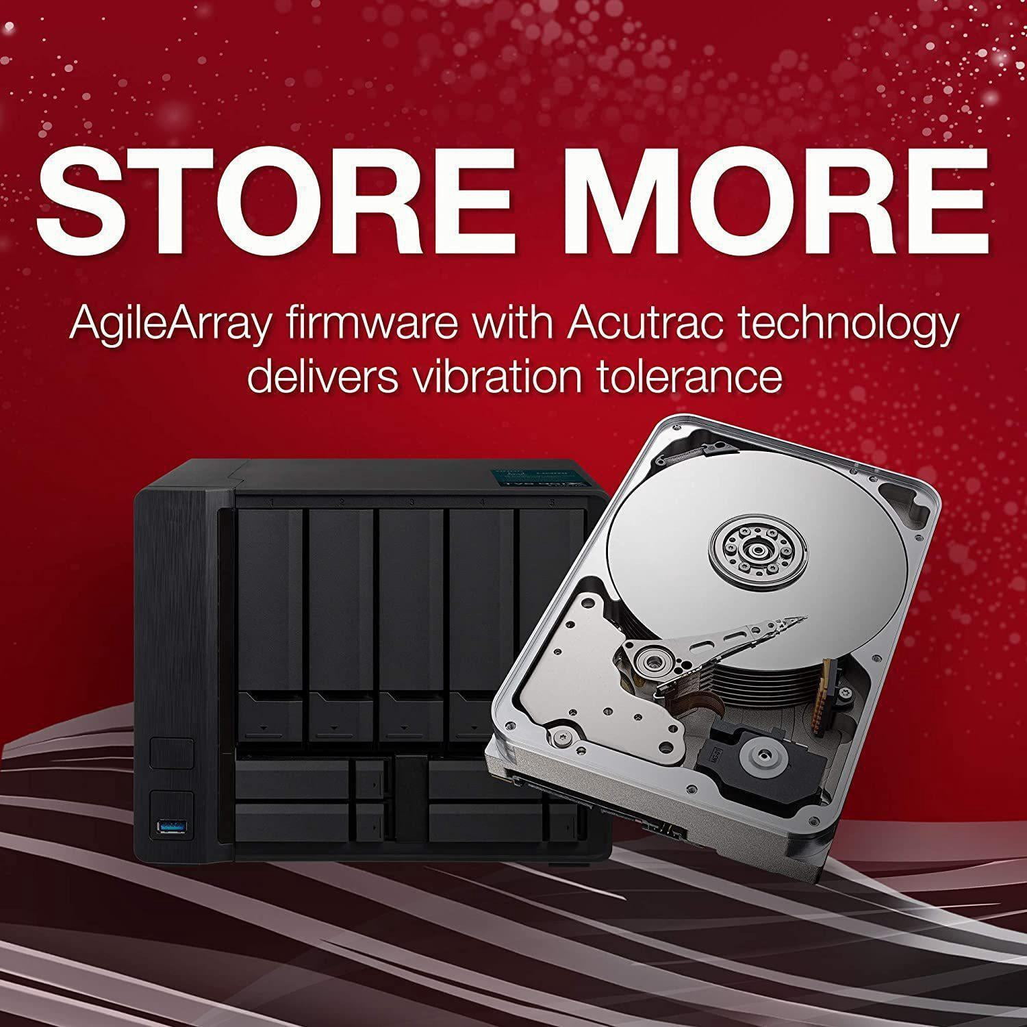 Seagate (ST14000VN0008) IronWolf 14TB NAS Internal Hard Drive HDD – 3.5 Inch SATA 6Gb/s 7200 RPM 256MB Cache for RAID Network Attached Storage