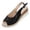 Black, variant on Women's Slingback Espadrille Wedge Sandals - Peep Toe Platform Shoes, Snakeskin Print Summer Sandals for Beach, Vacation, Travel & Everyday Style Black 5.5(36)