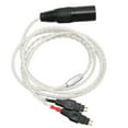thumbnail image 3 of Cable De Auriculares, XLR Cable De Auriculares De 4 Pines 8 Core 24bit/192KHz 3.9ft Clear Para HD600 Para Sennheiser, 3 of 8