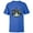 Royal, variant on Star Wars The Mandalorian and Grogu N-1 Starfighter Top View - Short Sleeve T-Shirt for Kids - Customized-White