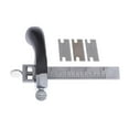 thumbnail image 1 of GUOOL Professionnel DRAW GAUGE Ceinture de Coupe de Sangle en Cuir Outil de Coupe 4inch Règle, 1 of 9