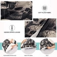 thumbnail image 4 of GZHJMY Gray Skull Body Pillow Cover with Zipper,Soft and Cozy Fuzzy Fleece Body Pillow Case Cover 21 x 54 in,Plush Long Body Pillow Pillowcase for Fall and Winter Home Decor, 4 of 7