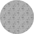 thumbnail image 1 of Ahgly Company Indoor Round Patterned Silver Gray Area Rugs, 8' Round, 1 of 6