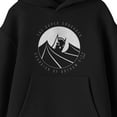 thumbnail image 2 of Batman The Caped Crusader Guardian Of Gotham City Long Sleeve Youth Black Hooded Sweatshirt-Medium, 2 of 4