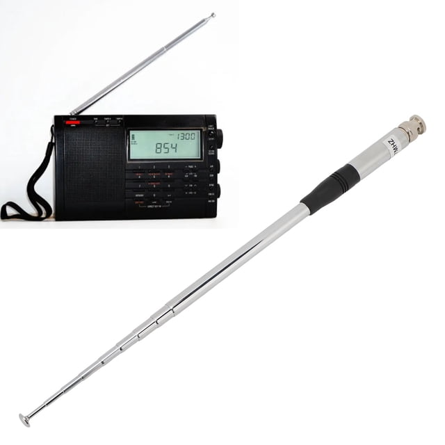 Antena de Varilla Telescópica, Antena de 27 MHz Recepción de Señal Fuerte de Alta Ganancia de 9 A 51 Pulgadas para La Radio Portátil CB Portátil