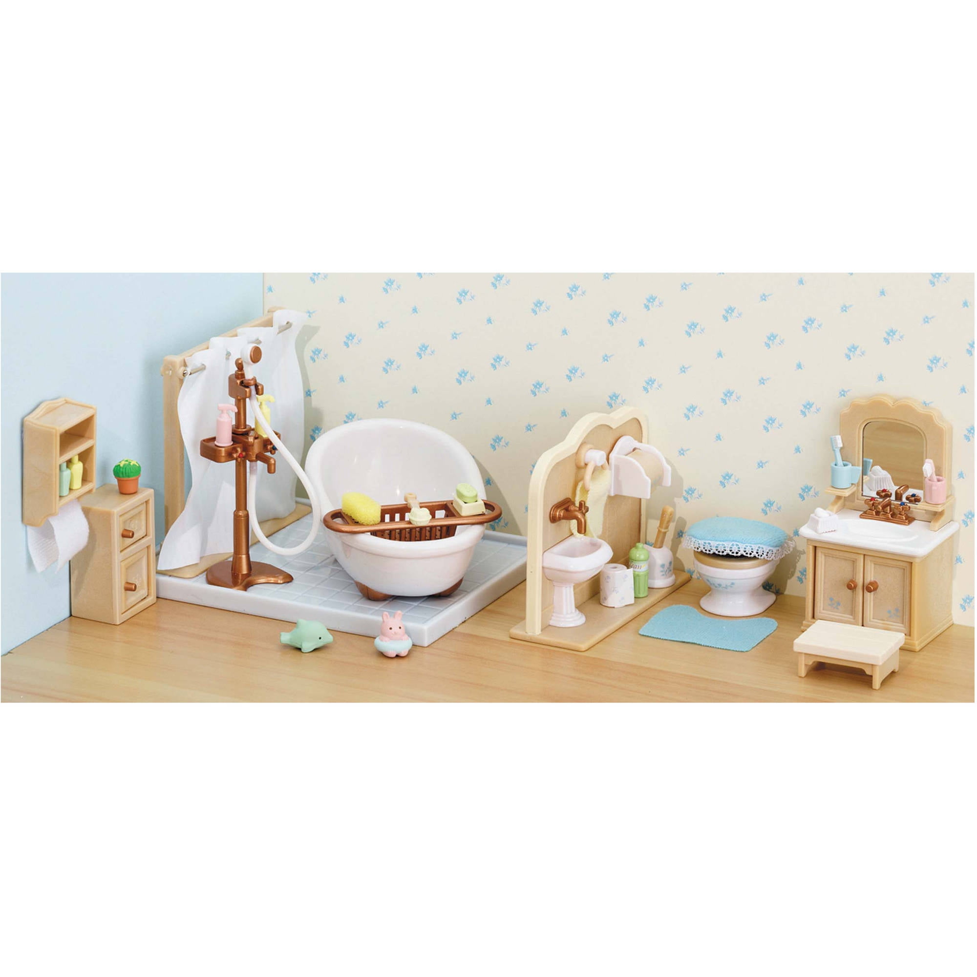 Calico Critters Deluxe Bathroom Set Walmart Com Walmart Com