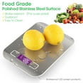 thumbnail image 4 of Topchances Rechargeable Kitchen Scale USB High Precision Backlit LCD Food Scale, 4 of 9