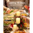 Flickering Flameless Votive Candles with Timer, 24 Pack 15 Days Longer