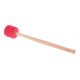 thumbnail image 4 of percusión de mazo de espuma de palo de mazo de bombo con mango de madera rojo SM SunniMix Palillo de tambor bajo, 4 of 7