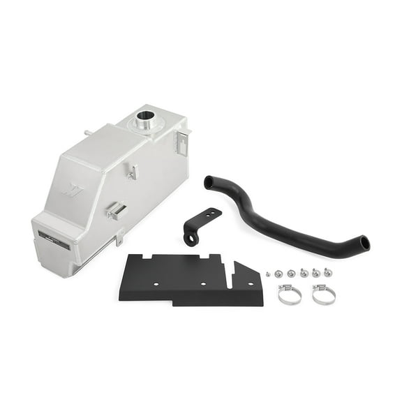 Mishimoto MMRT-F2D-11PN Aluminum Degas Tank, Compatible With Ford 6.7L Powerstroke 2011-2019, Natural