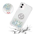 thumbnail image 5 of Funda para iPhone 12 Mini con Brillo Líquido Flotante, Purpurina, Parachoques y Anillo Giratorio Soporte, 5 of 5