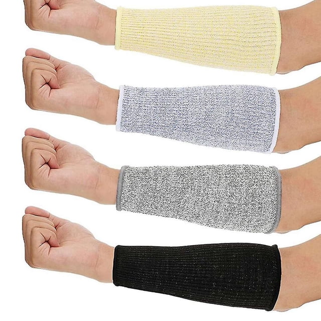 4 pares de mangas resistentes a cortes y quemaduras protectores de brazos LIUYMXG