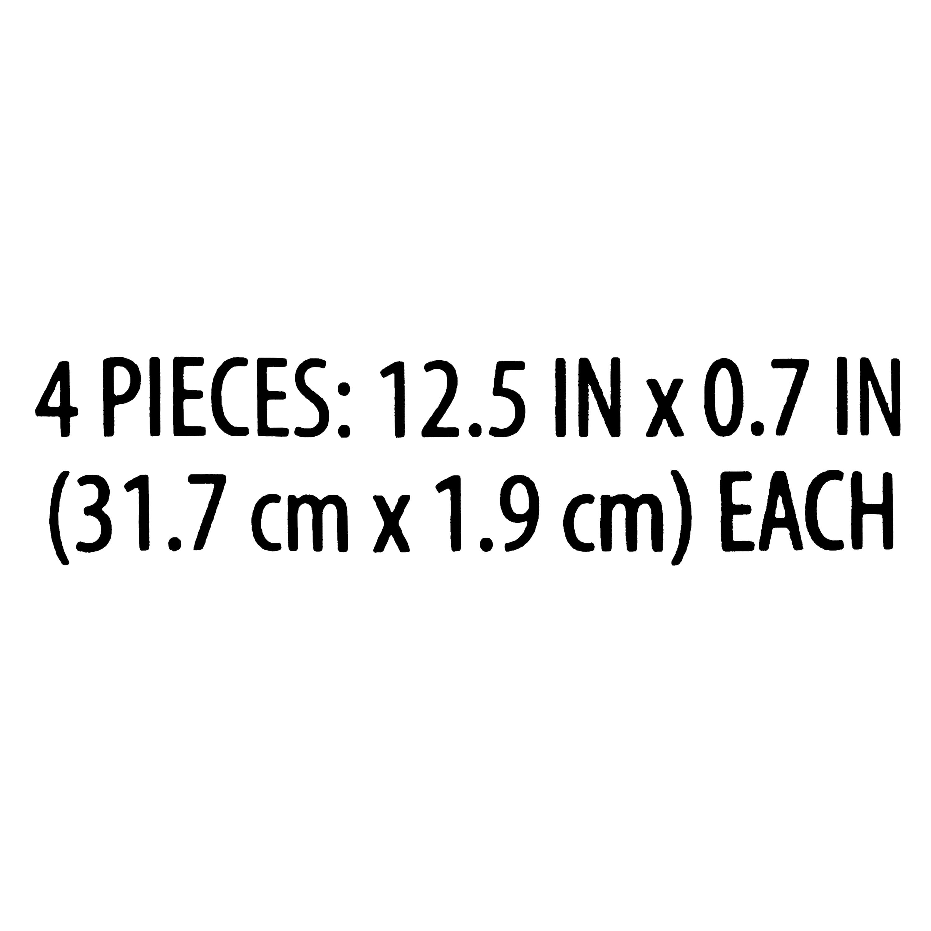 Way To Celebrate 12.5-Inch Plastic Craft Dowel Rods, 4-Piece Set