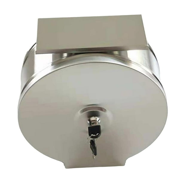 Dispensador de papel higiénico Jumbo comercial, portarrollos de papel higiénico, resistente al óxido, acero inoxidable, para centros comerciales, banc