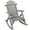 Style02- Light Gray, variant on Ergonomic Wooden Porch Rocker Chair, Fir Log Design, Heavy-Duty Build, Comfortable Patio Rocking Chair For Outdoor Relaxation and Leisure Time in Garden, Yard, or Balcony Spaces