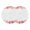 White, variant on Red Sea Coral Round 13 Inch Placemats Set of 8, Coastal Ocean Starfish Coral Fish Stripes Gray HeatResistant Non Slip Place Mats for Dining Table, Wipeable Braided Kitchen Table Mats for Housewarming