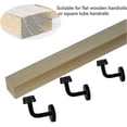 thumbnail image 5 of 6 Pcs Stainless Steel Stair Handrail Bracket, Heavy Duty Stair Rail Support, Railing Brackets For F, 5 of 5