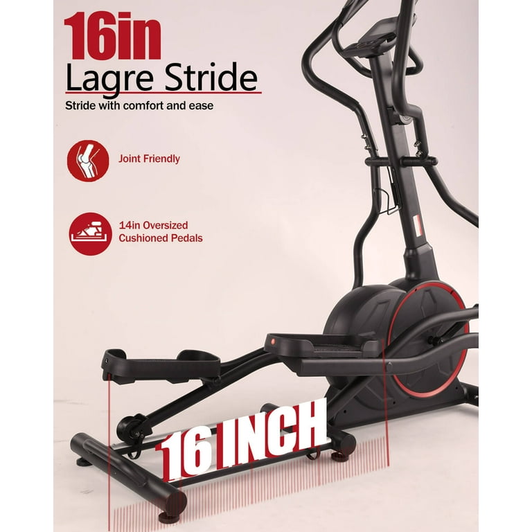 16 inch best sale stride length elliptical