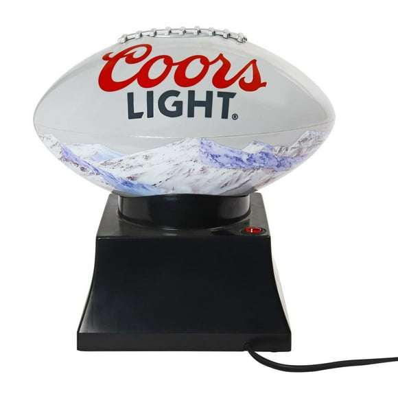 Coors Light Hot Air Popcorn Maker and Football Serving Bowl, Fun Snack Maker for Parties & Game Days