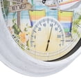 thumbnail image 5 of La Crosse 433-3841MV1T 15.75 inch Indoor/Outdoor Quartz Wall Clock w/Temp - Changes in Latitudes, 5 of 7