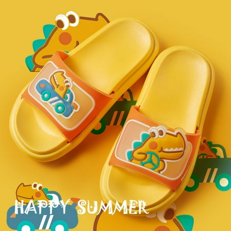 

Summer Children Toddler Baby Girls Boys Cartoon Dinosaur Slippers Sandals Shoes