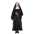 thumbnail image 6 of Women'S Halloween Nun Costume Dress, Long Sleeve Cosplay Outfit For Role Play Parties, Stage Performances, Themed Events, Holiday Gatherings, Costume Events And Adult Dress Up Wear, 6 of 7