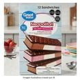 thumbnail image 4 of Sándwich de helado Great Value sabor napolitano con 12 pzas de 103.5 ml c/u, 4 of 4