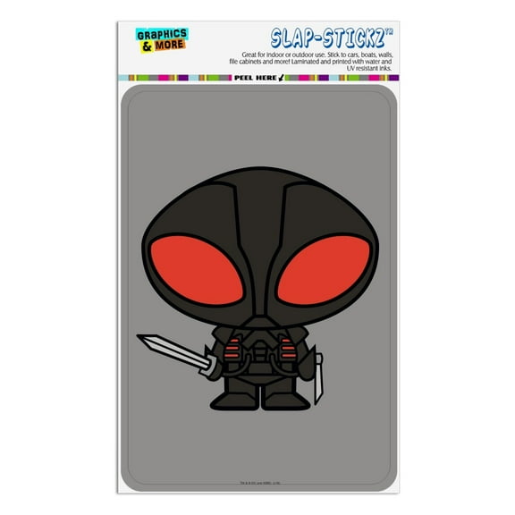 Aquaman Movie Black Manta Chibi Character Home Business Office Sign