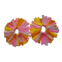 Pomchies Pom-ID Colorful Luggage ID Tag pom-pom, 2-pack, Pink/Light Pink/Orange/Yellow 8211W