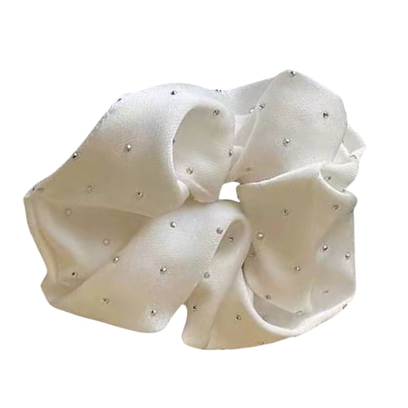 ZYQWEM Fashion Rhinestones Hair Scrunchies for Women Girls Elegant Ponytail Holder Party Hair Accessories for Various Occasion